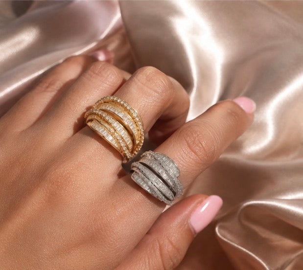Chrysèle Baguette Ring