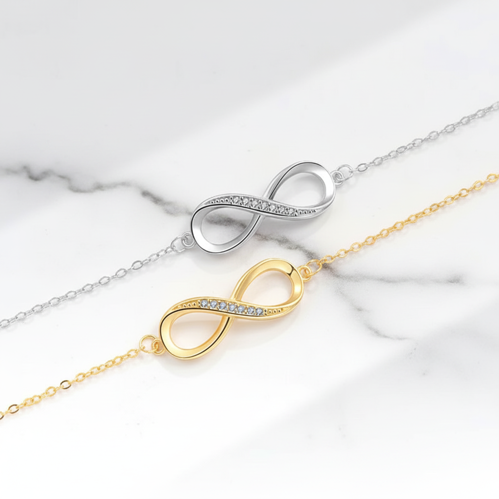 Infinity bracelets σε μάρμαρο