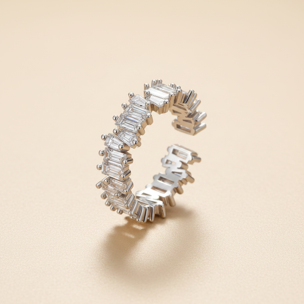 Ring on surface with shadow